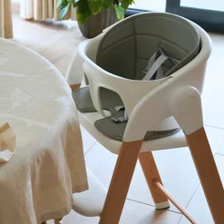 Chaise haute évolutive Grow With Me Pure white