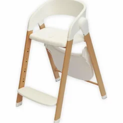 Chaise haute évolutive Grow With Me Pure white