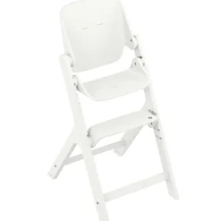 Chaise haute évolutive Nesta en bois blanc
