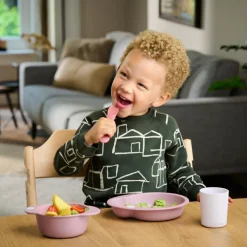 Chaise haute évolutive Timba Natural Wood avec coussin