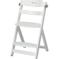 Chaise haute évolutive Timba White avec coussin