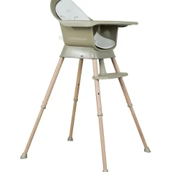 Chaise haute évolutive Ultimo 3 Luxe Thym-Naturel