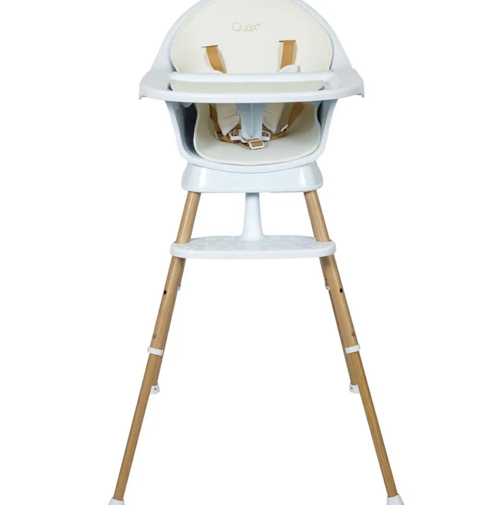 Chaise haute évolutive Ultimo 3 Luxe White-Naturel