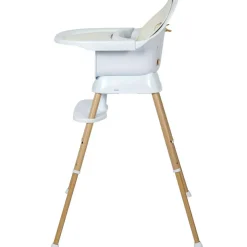 Chaise haute évolutive Ultimo 3 Luxe White-Naturel