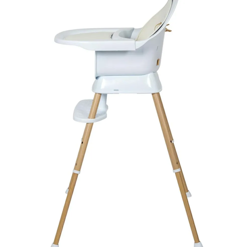 Chaise haute évolutive Ultimo 3 Luxe White-Naturel