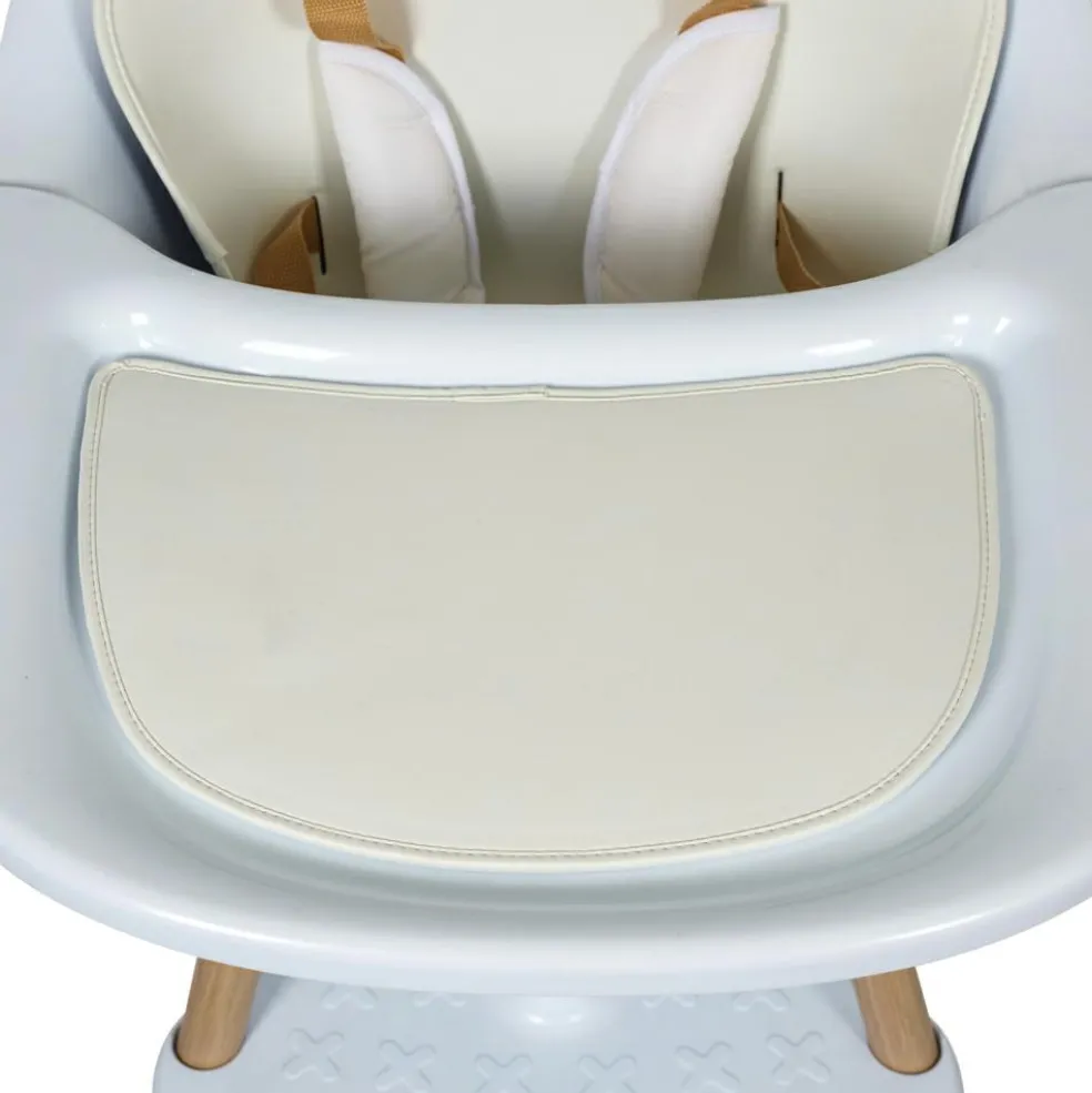 Chaise haute évolutive Ultimo 3 Luxe White-Naturel