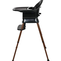 Chaise haute évolutive Ultimo 3 Luxe Black-Walnut