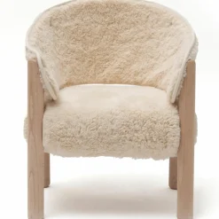 Chaise Saba en bois de hêtre Fur Milk