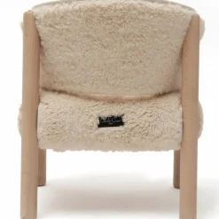 Chaise Saba en bois de hêtre Fur Milk