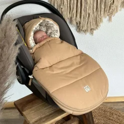 Chancelière bébé jersey Hooded butternut