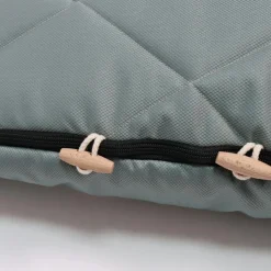 Chancelière capuche souris en laine vert (6-36 mois)