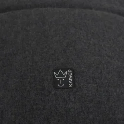 Chancelière capuche souris en laine gris foncé (0-12 mois)