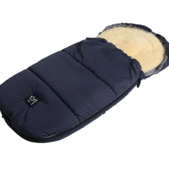 Chancelière Lukky avec peau d'agneau navy (6-36 mois)