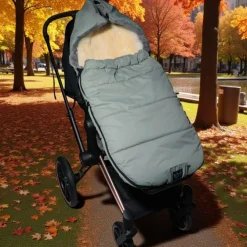 Chancelière thermique pour poussette SHEEP vert sauge