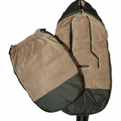 Chancelière thermique pour poussette AKIKO kaki et camel