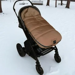 Chancelière thermique pour poussette AKIKO sand et camel