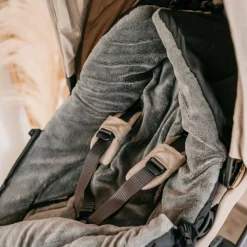 Chancelière thermique pour poussette AKIKO anthracite