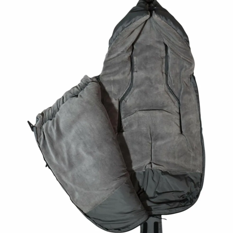 Chancelière thermique pour poussette AKIKO anthracite