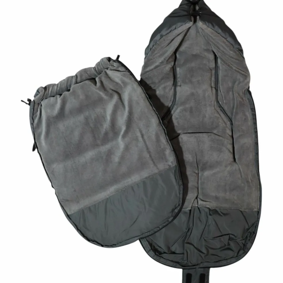 Chancelière thermique pour poussette AKIKO anthracite