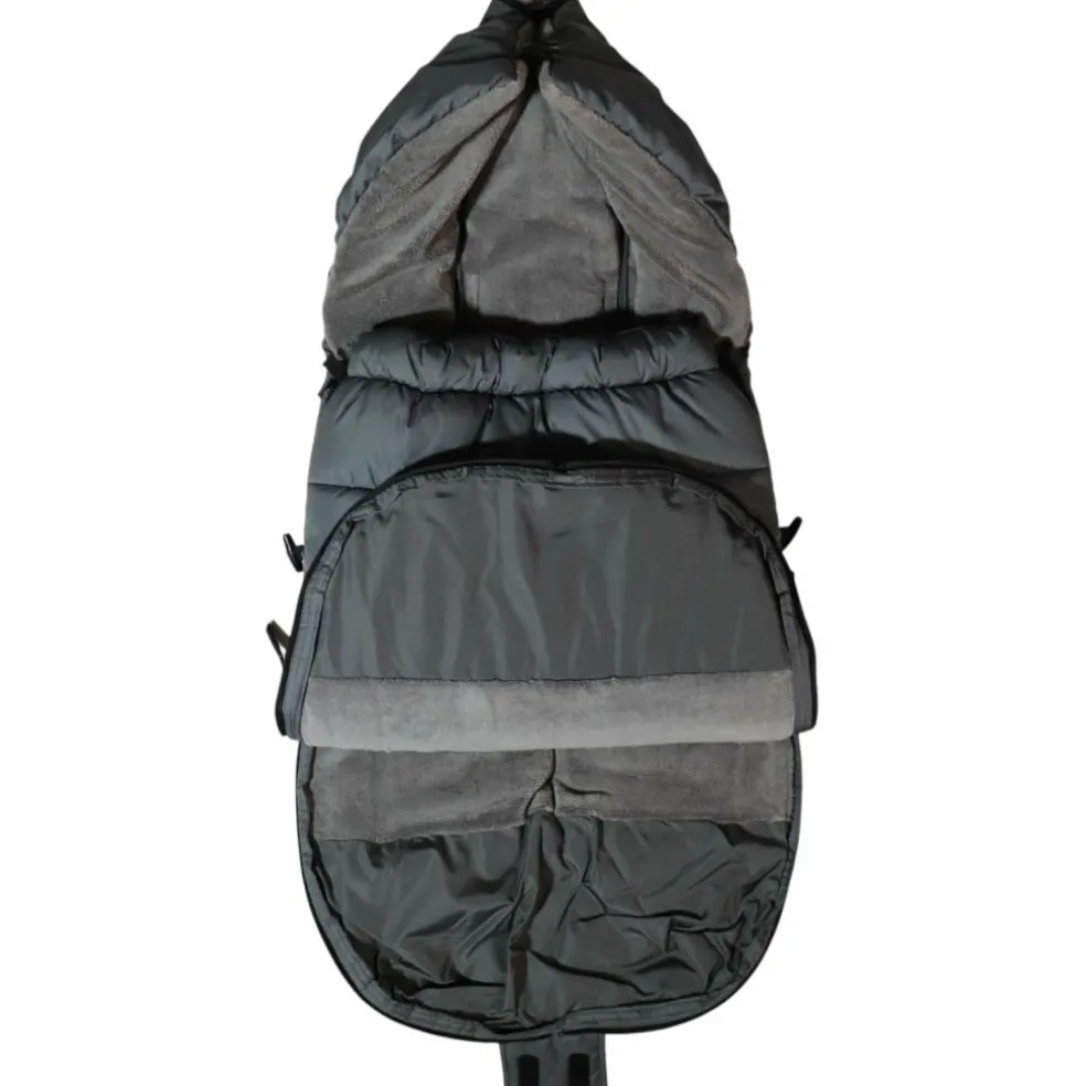 Chancelière thermique pour poussette AKIKO anthracite