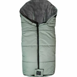 Chancelière thermique pour poussette SANDY vert sauge et gris