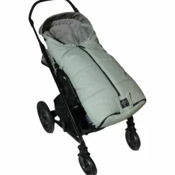 Chancelière thermique pour poussette SANDY vert sauge et gris