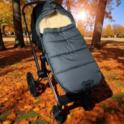 Chancelière thermique pour poussette SHEEP anthracite