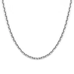 Chaîne forçat 38-40 cm (or blanc 375°)