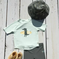 Chapeau anti-UV Palmiers olive foncé (19-36 mois)