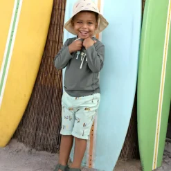 Chapeau anti-UV Planches de surf écru (07-18 mois)