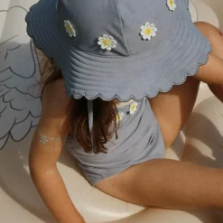 Chapeau d'été Sybille bleu (6-9 mois)