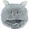 Chapka en groloudoux gris (1-6 mois)