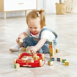 Chariot à roulettes avec blocs empilables