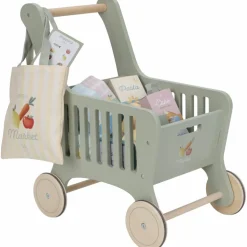 Chariot de courses en bois