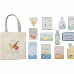 Chariot de courses en bois