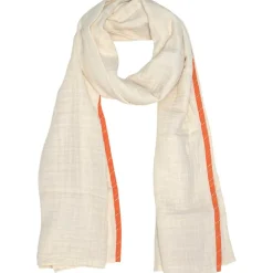 Écharpe d'allaitement en mousseline nature