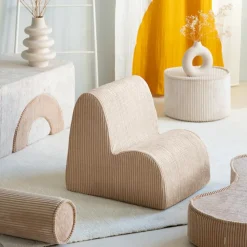 Chauffeuse Cloud Brown Sugar velours côtelé