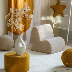 Chauffeuse Cloud Cream White molletonnée