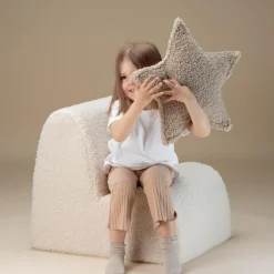 Chauffeuse Cloud Cream White molletonnée