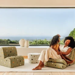 Chauffeuse Cloud Terrazzo Moss