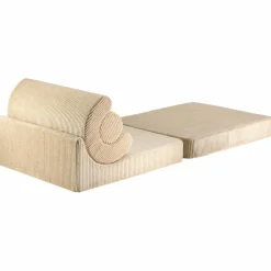 Chauffeuse Flipster Brown Sugar velours côtelé