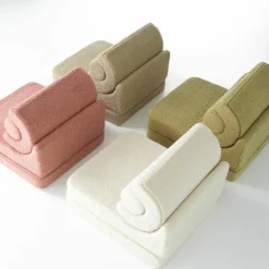 Chauffeuse Flipster Cream White molletonné