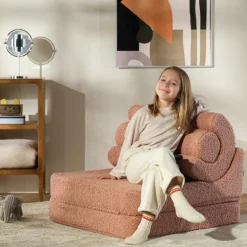 Chauffeuse Flipster Guava Pink molletonné