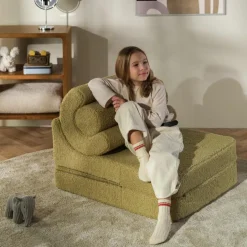 Chauffeuse Flipster Matcha molletonné