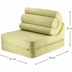 Chauffeuse Flipster Matcha molletonné