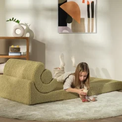 Chauffeuse Flipster Matcha molletonné