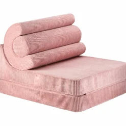 Chauffeuse Flipster Pink Mouse velours côtelé