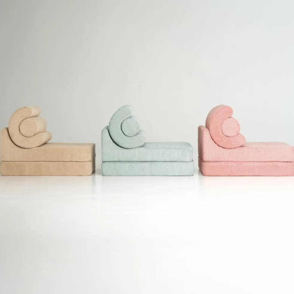 Chauffeuse Flipster Pink Mouse velours côtelé