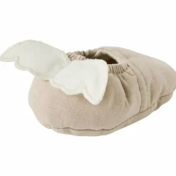 Chaussons avec ailes d'ange biscuit (0-6 mois)