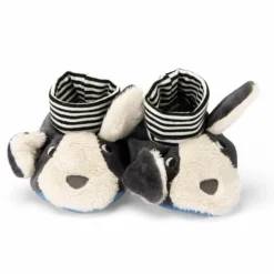 Chaussons chien Puce bleu Puce et Pilou (0-6 mois)